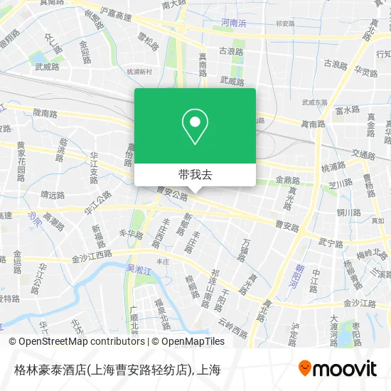 格林豪泰酒店(上海曹安路轻纺店)地图