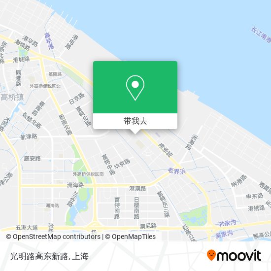 光明路高东新路地图