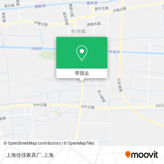 上海佳佳家具厂地图