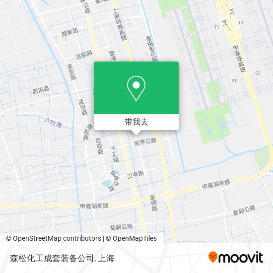 森松化工成套装备公司地图