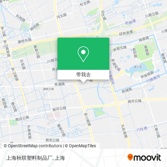 上海秋联塑料制品厂地图