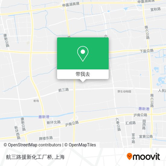 航三路援新化工厂桥地图
