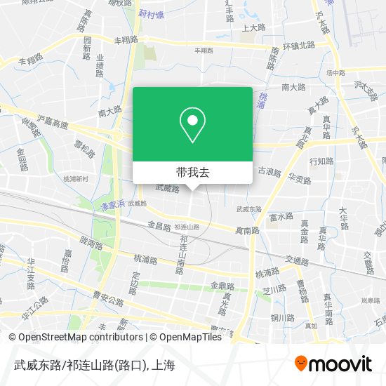 武威东路/祁连山路(路口)地图