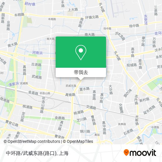 中环路/武威东路(路口)地图