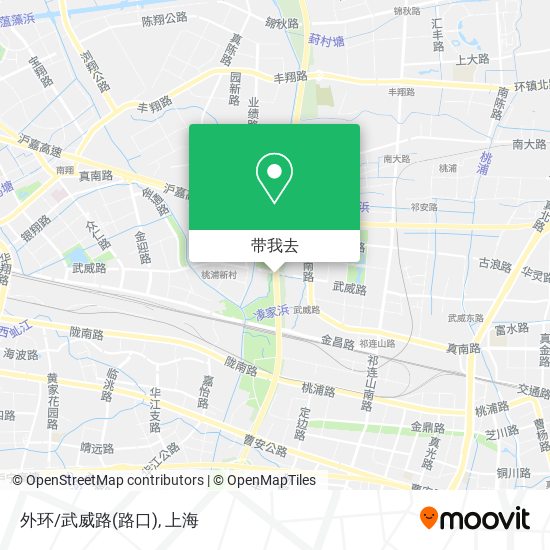 外环/武威路(路口)地图