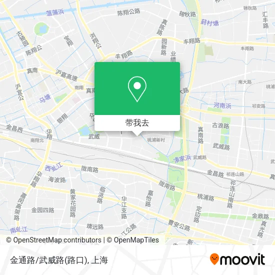 金通路/武威路(路口)地图