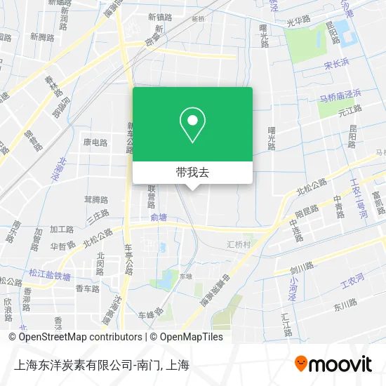 上海东洋炭素有限公司-南门地图