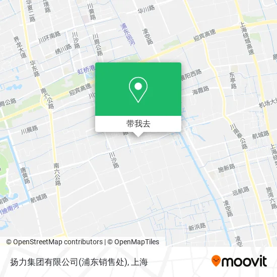扬力集团有限公司(浦东销售处)地图