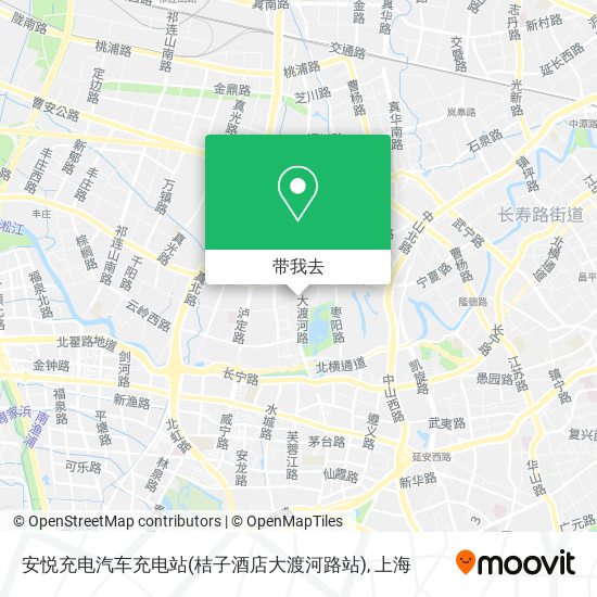 安悦充电汽车充电站(桔子酒店大渡河路站)地图