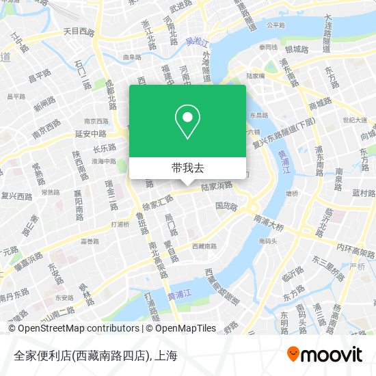全家便利店(西藏南路四店)地图