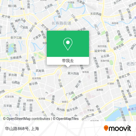 华山路868号地图