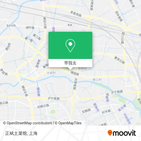 正斌土菜馆地图