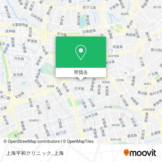 上海平和クリニック地图