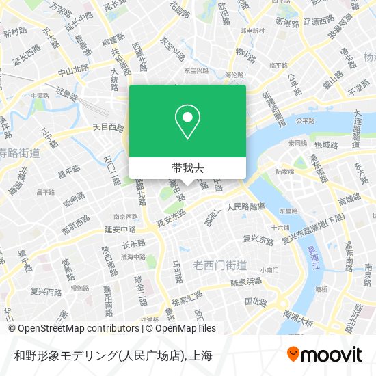 和野形象モデリング(人民广场店)地图