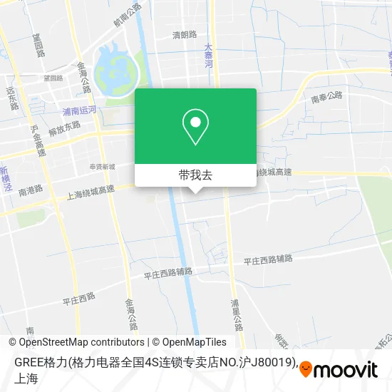 GREE格力(格力电器全国4S连锁专卖店NO.沪J80019)地图