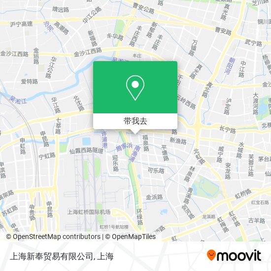 上海新奉贸易有限公司地图