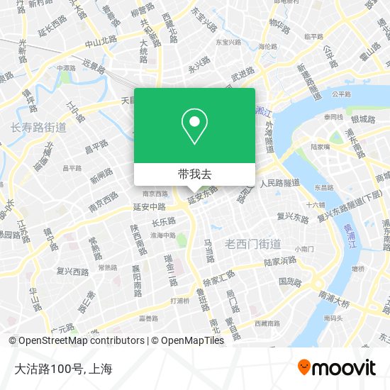 大沽路100号地图