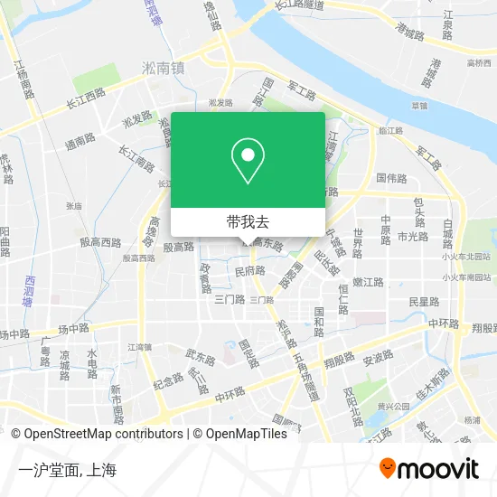 一沪堂面地图