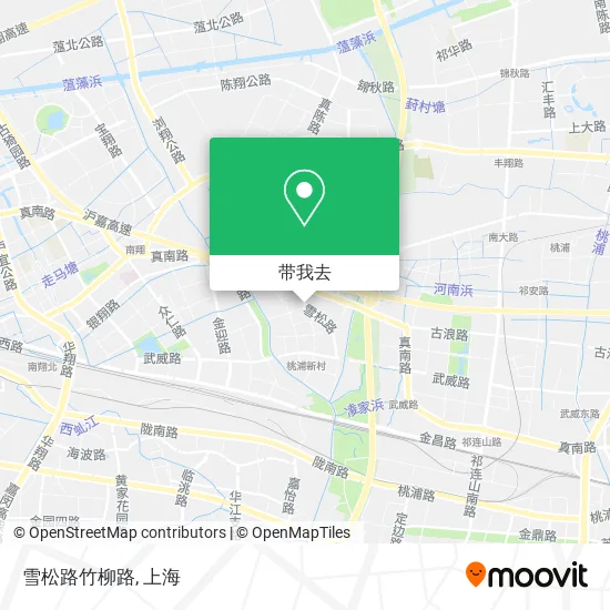 雪松路竹柳路地图