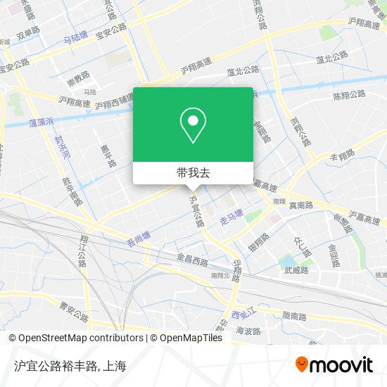 沪宜公路裕丰路地图