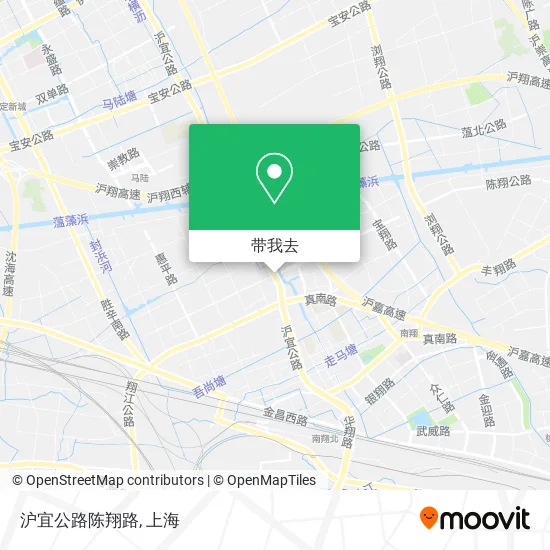 沪宜公路陈翔路地图