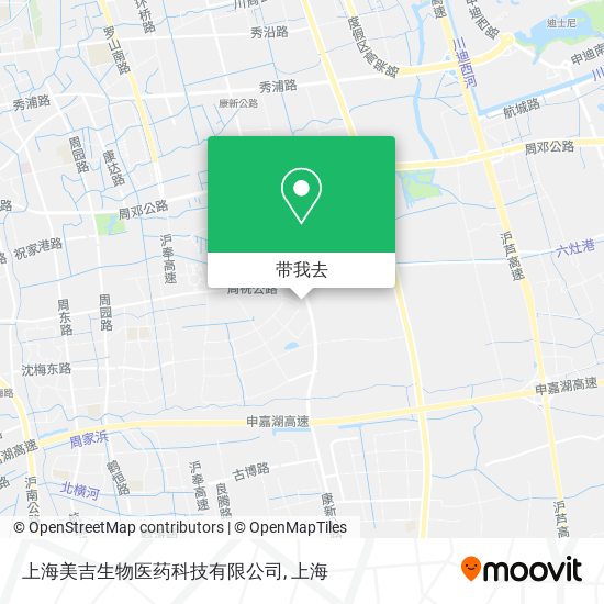 上海美吉生物医药科技有限公司地图