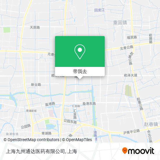 上海九州通达医药有限公司地图