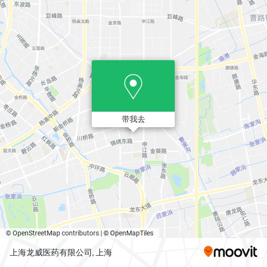 上海龙威医药有限公司地图