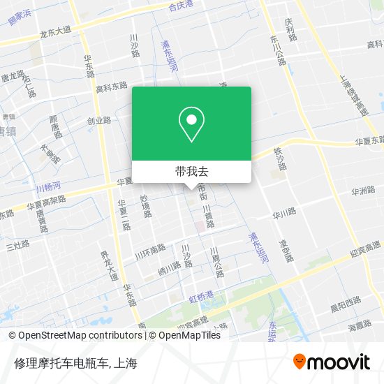 修理摩托车电瓶车地图