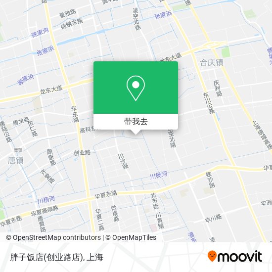 胖子饭店(创业路店)地图