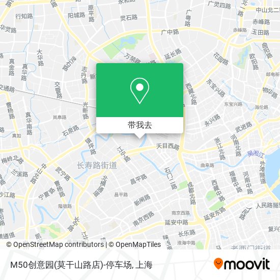 M50创意园(莫干山路店)-停车场地图