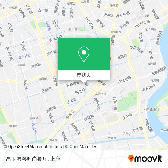 晶玉港粤时尚餐厅地图