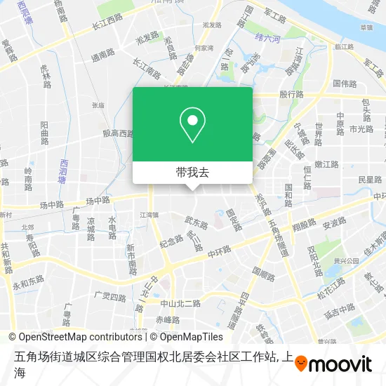 五角场街道城区综合管理国权北居委会社区工作站地图