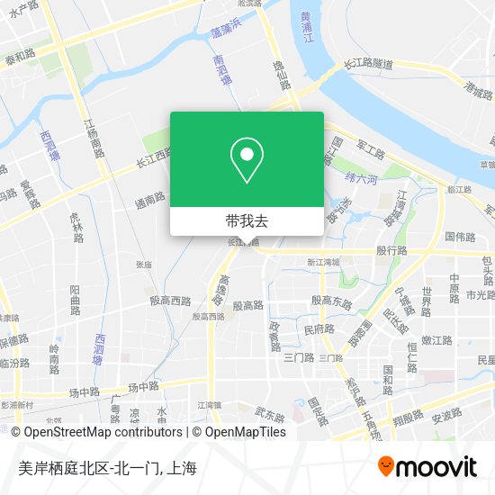 美岸栖庭北区-北一门地图