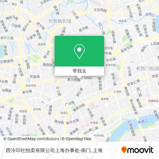 西泠印社拍卖有限公司上海办事处-南门地图