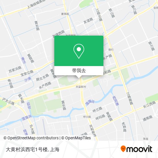 大黄村浜西宅1号楼地图