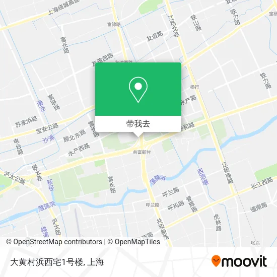 大黄村浜西宅1号楼地图