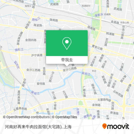 河南好再来牛肉拉面馆(大宅路)地图
