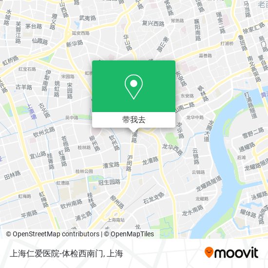 上海仁爱医院-体检西南门地图