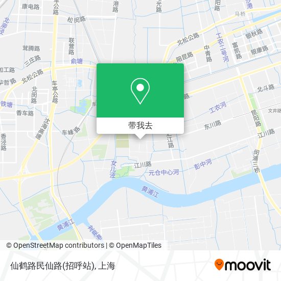 仙鹤路民仙路(招呼站)地图