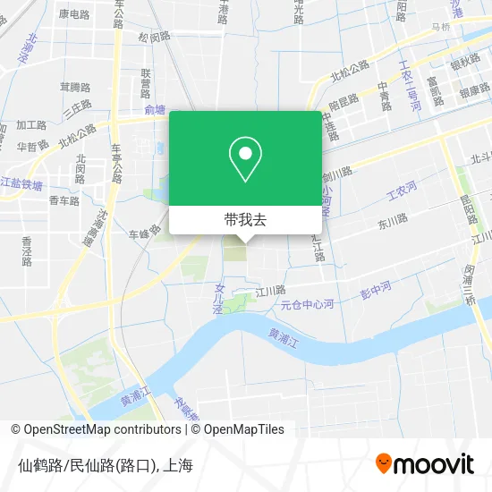 仙鹤路/民仙路(路口)地图