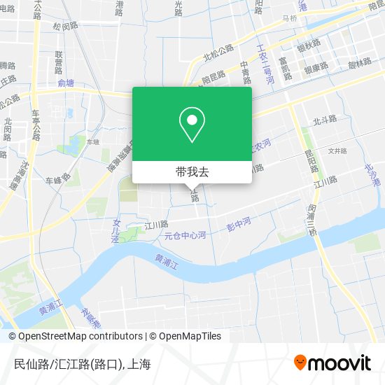民仙路/汇江路(路口)地图
