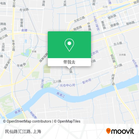 民仙路汇江路地图