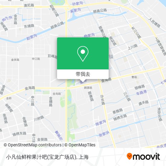小凡仙鲜榨果汁吧(宝龙广场店)地图