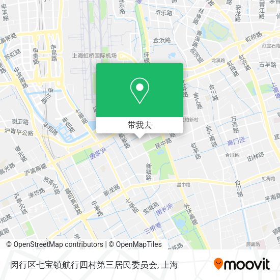 闵行区七宝镇航行四村第三居民委员会地图