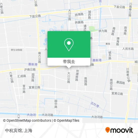 中杭宾馆地图