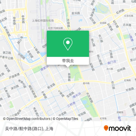 吴中路/航中路(路口)地图