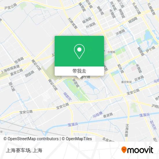 上海赛车场地图