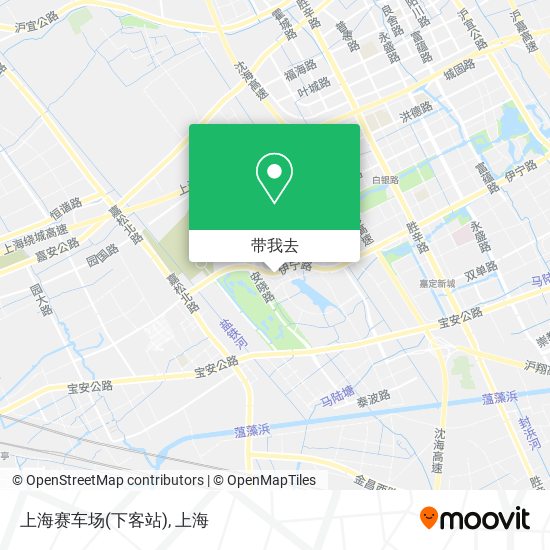 上海赛车场(下客站)地图
