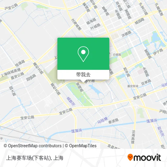 上海赛车场(下客站)地图
